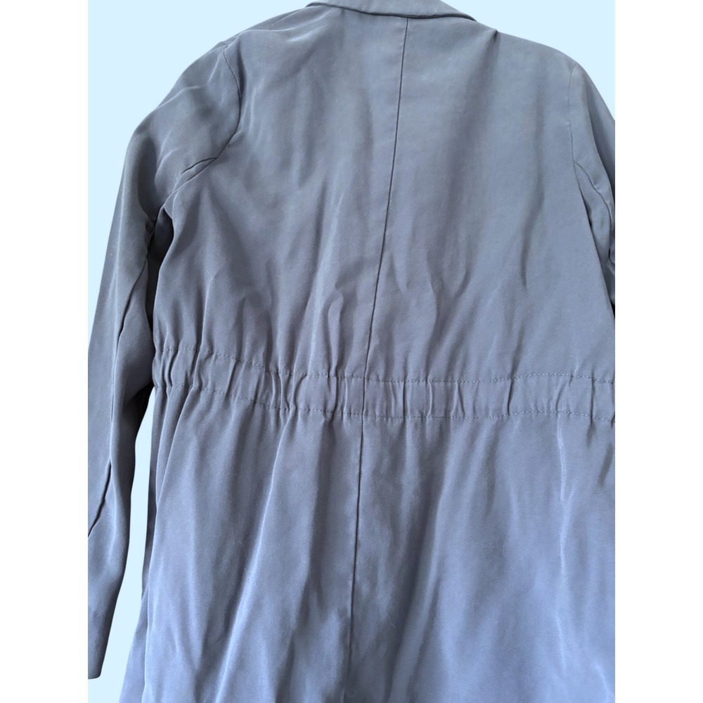 Primark Cares Blue Lightweight Blazer Jacket‎ Tie Waist Size 8 - Picture 2 of 6